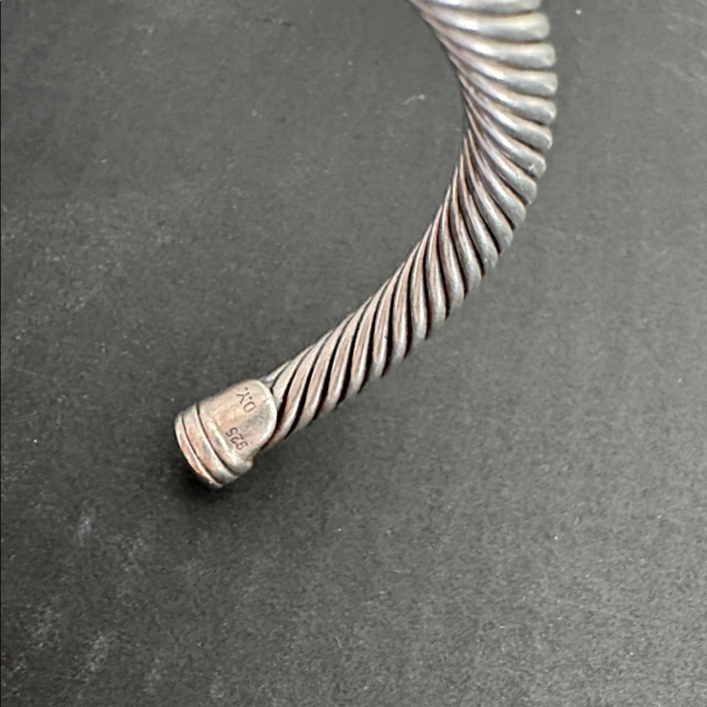 Diamond Station Cable Classic Cuff bracelet - Picture 5 of 5
